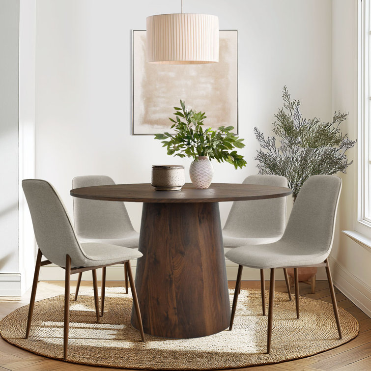 5 piece round pedestal dining set discount
